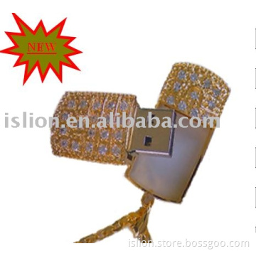 [super Deal] new model 1gb/2gb/4gb/8gb metal usb flash disk with crystal --OEM/ODM Service